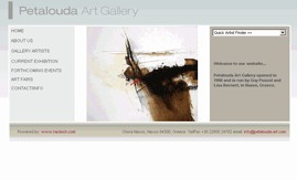 art gallery web design