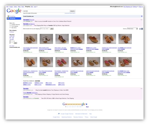 google ecommerce and shopping integration